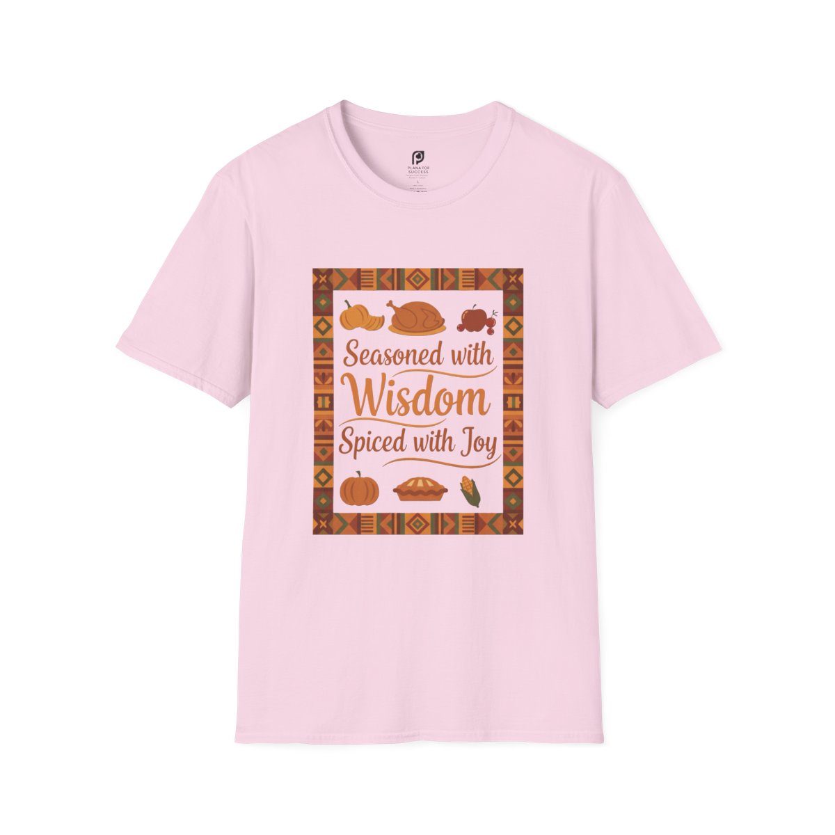 Seasoned with Wisdom, Spiced with Joy Adult T-shirt
