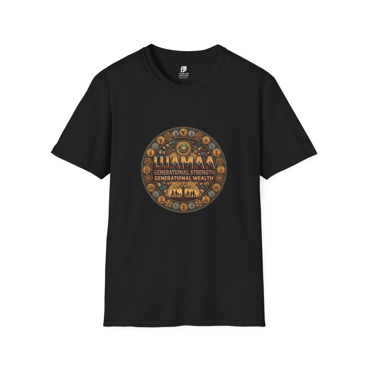 Ujamaa Generational Wealth, Generational Strength Adult T-shirt